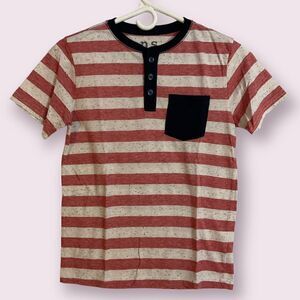 P.S. by Aeropostale Boys Short Sleeve Quarter Button Tee Shirt